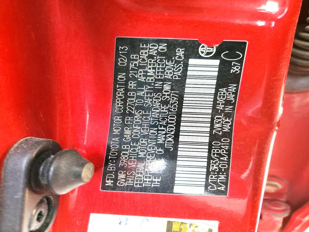 2013 TOYOTA PRIUS TWO photo 23