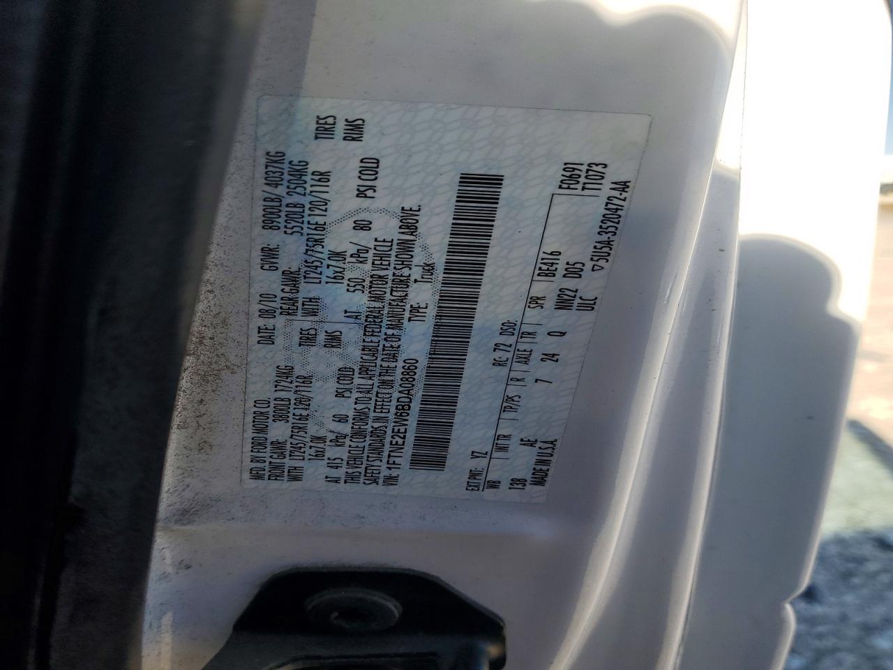 2011 FORD ECONOLINE E250 VAN photo 12