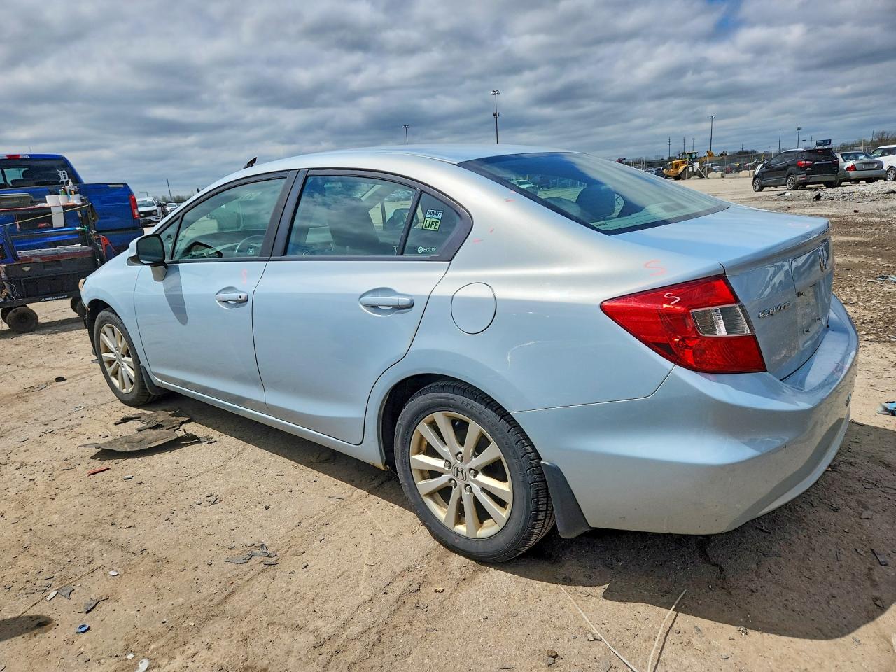 2012 HONDA CIVIC EX photo 2
