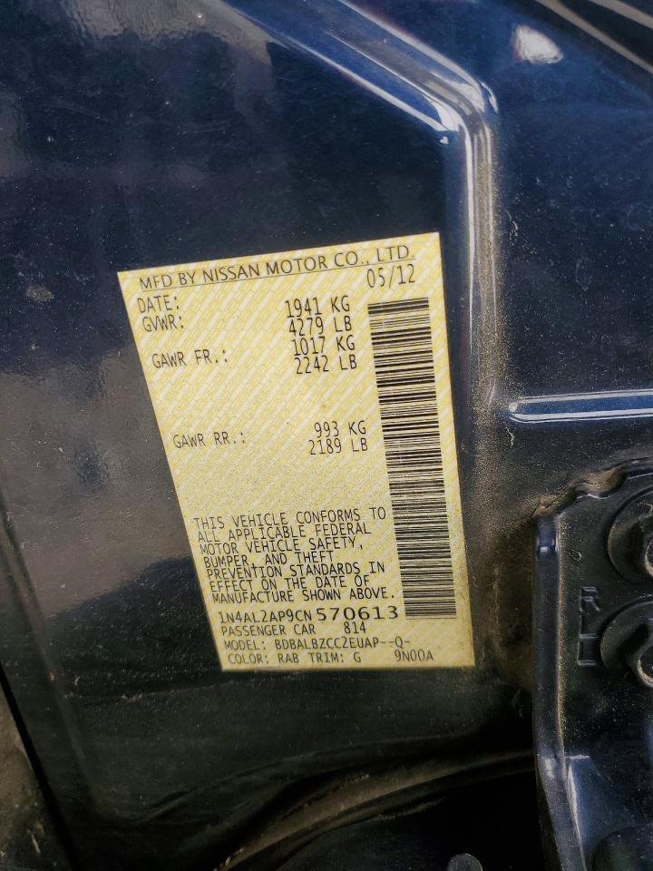 2012 NISSAN ALTIMA 2.5 photo 23