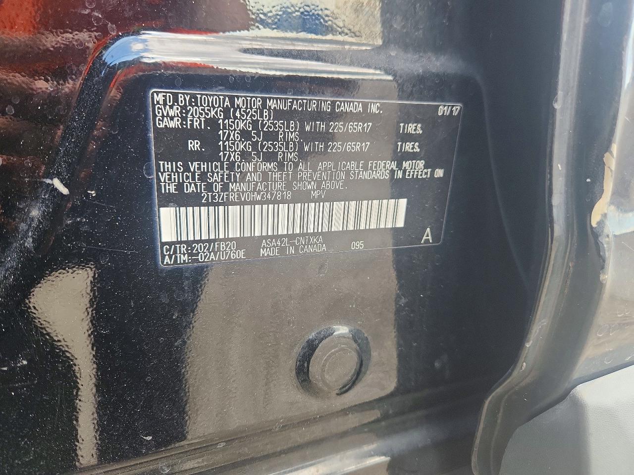 2017 TOYOTA RAV4 LE photo 25