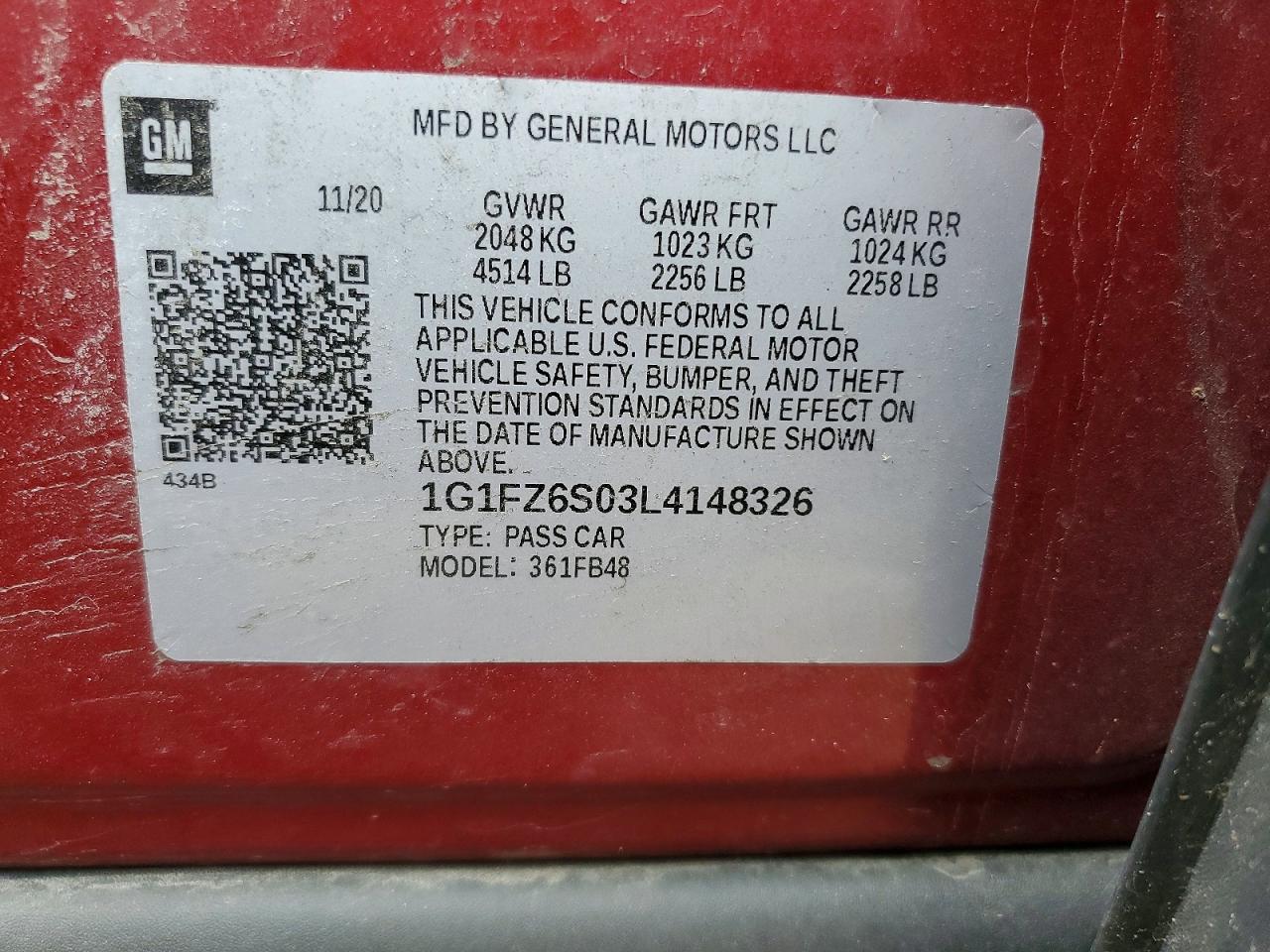 2020 CHEVROLET BOLT EV PREMIER photo 12