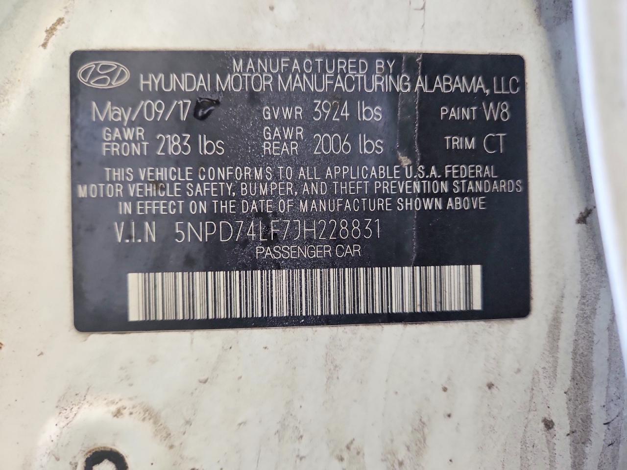 2018 HYUNDAI ELANTRA SE photo 23