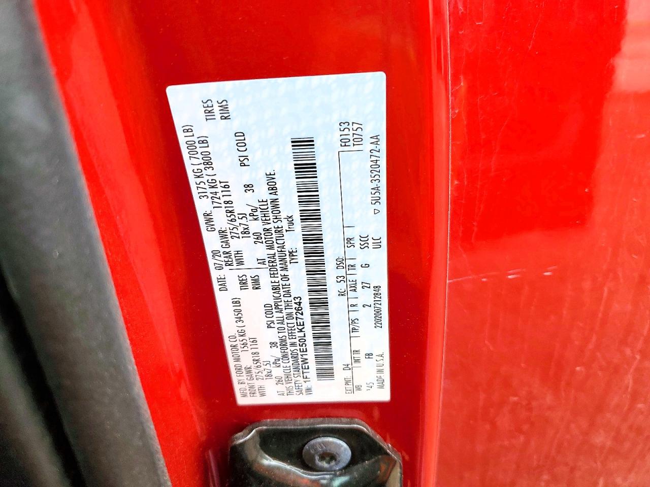 2020 FORD F150 SUPERCREW photo 23