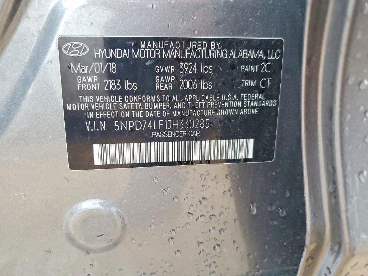 2018 HYUNDAI ELANTRA SE photo 23