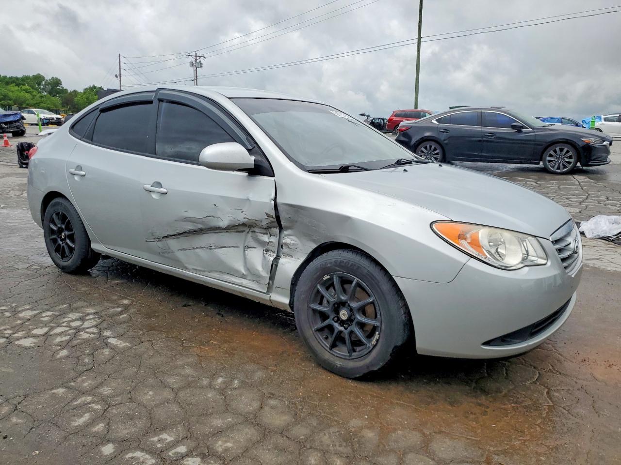2010 HYUNDAI ELANTRA BLUE photo 4