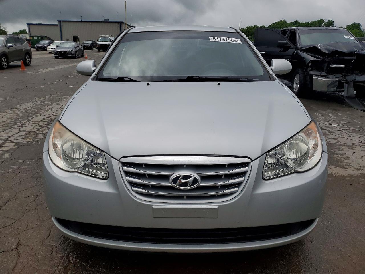 2010 HYUNDAI ELANTRA BLUE photo 5