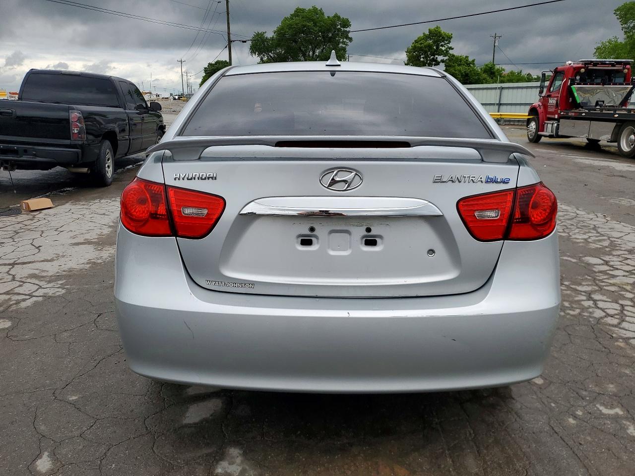 2010 HYUNDAI ELANTRA BLUE photo 6