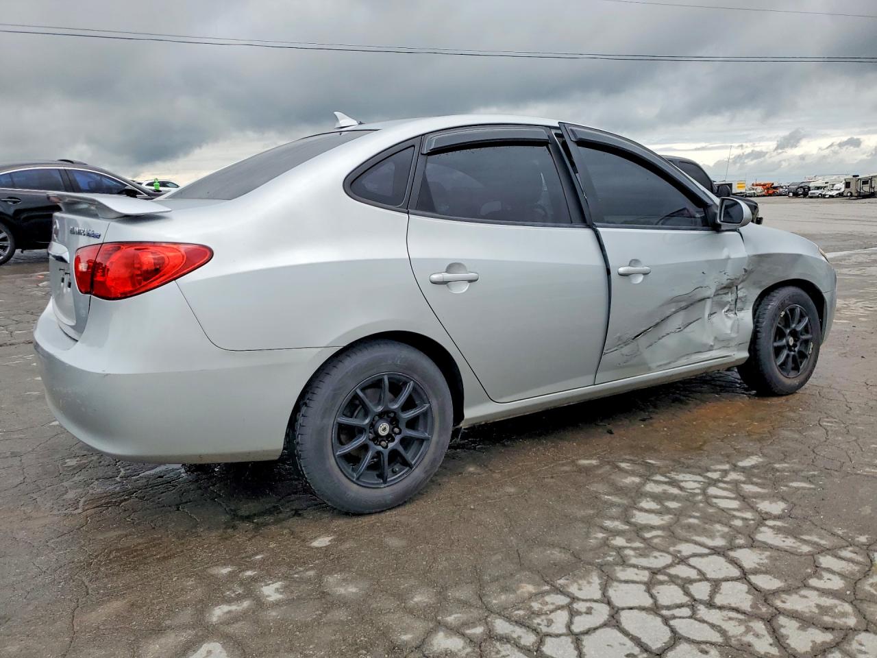 2010 HYUNDAI ELANTRA BLUE photo 3
