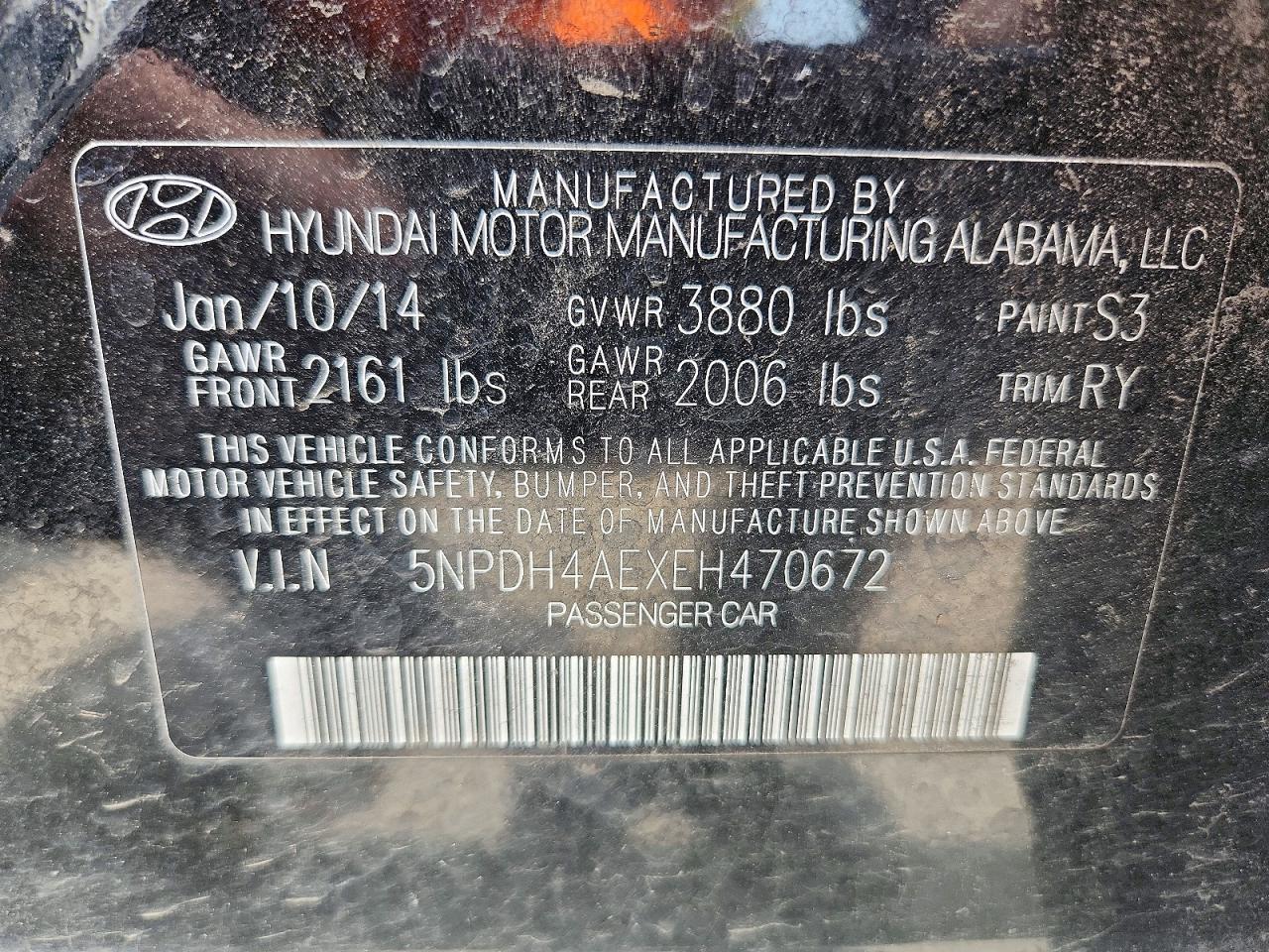 2014 HYUNDAI ELANTRA LIMITED photo 34
