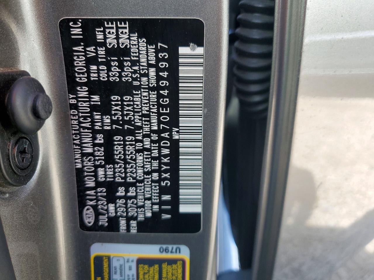 2014 KIA SORENTO SX LIMITED photo 25