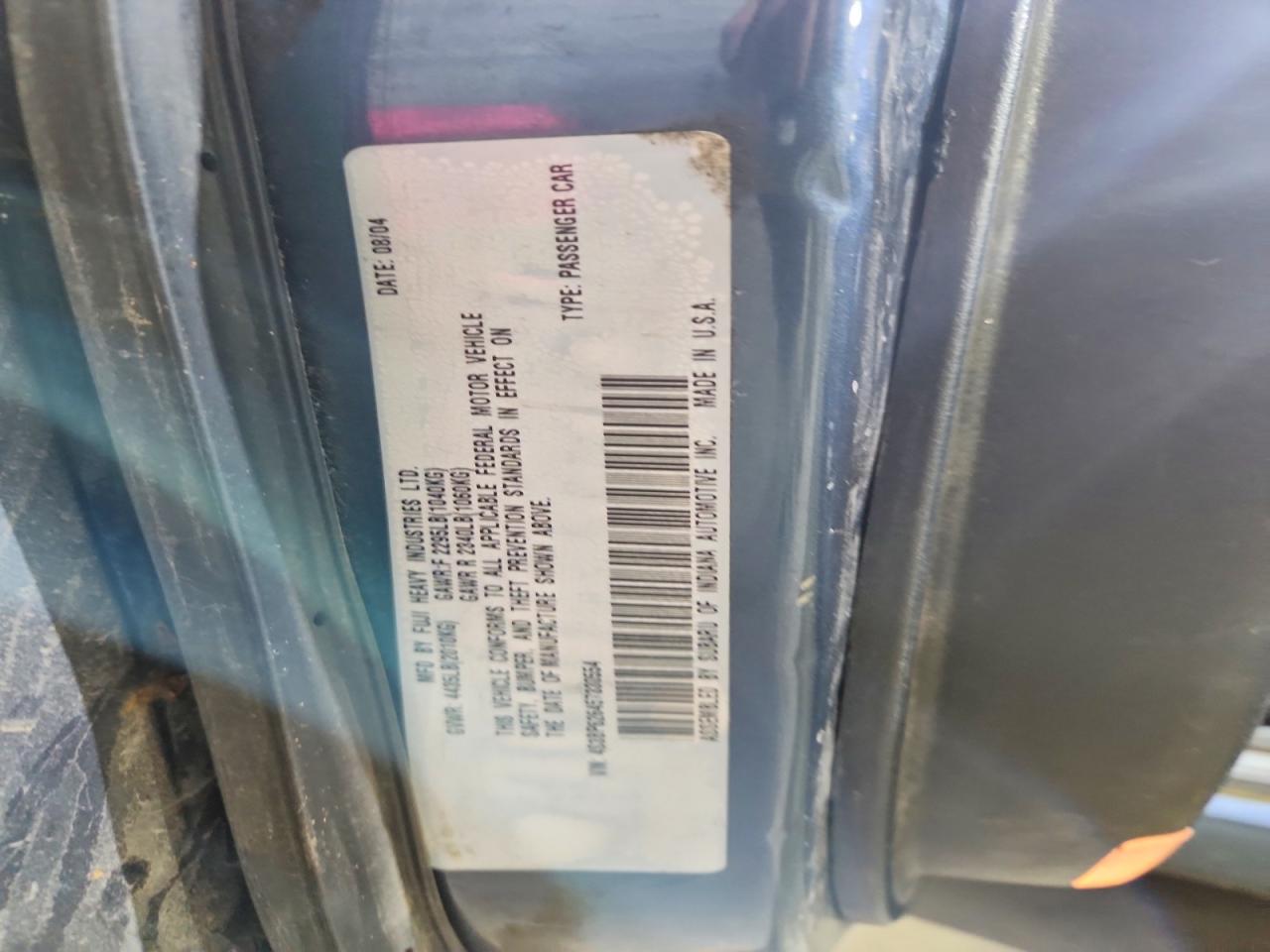 2005 SUBARU LEGACY 2.5I LIMITED photo 34