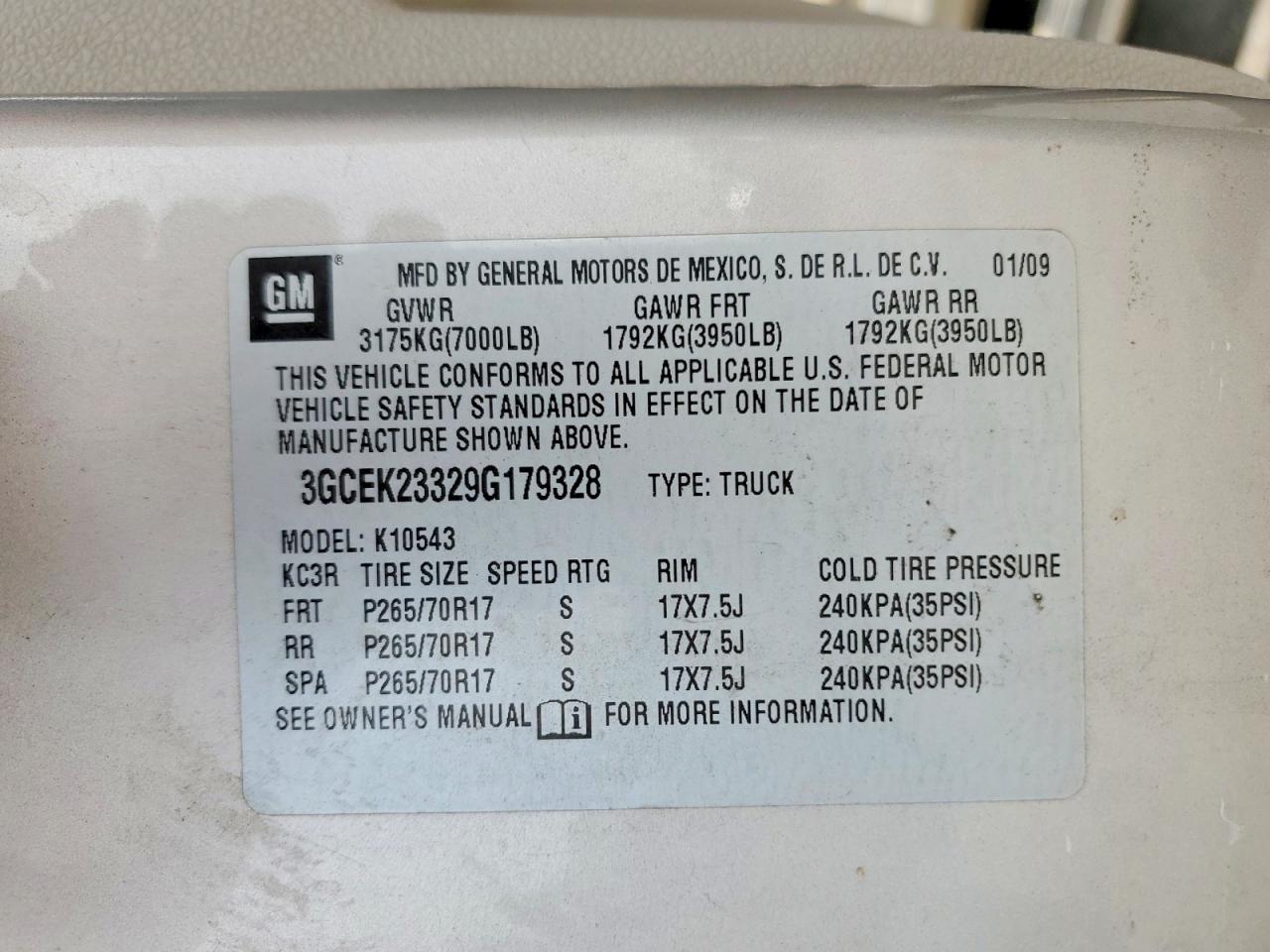 2009 CHEVROLET SILVERADO K1500 LT photo 25