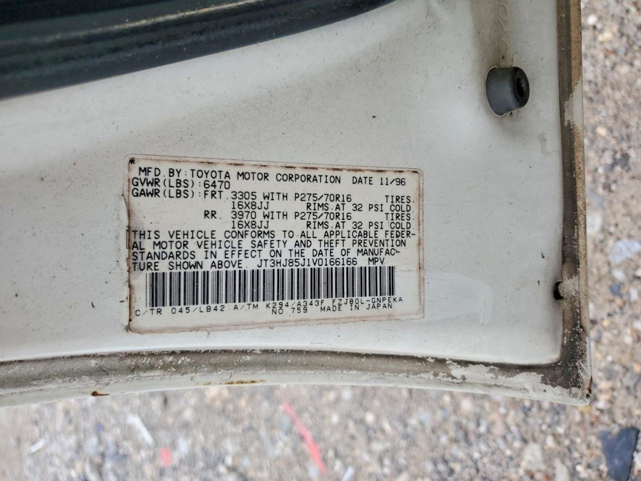 1997 TOYOTA LAND CRUISER HJ85 photo 34