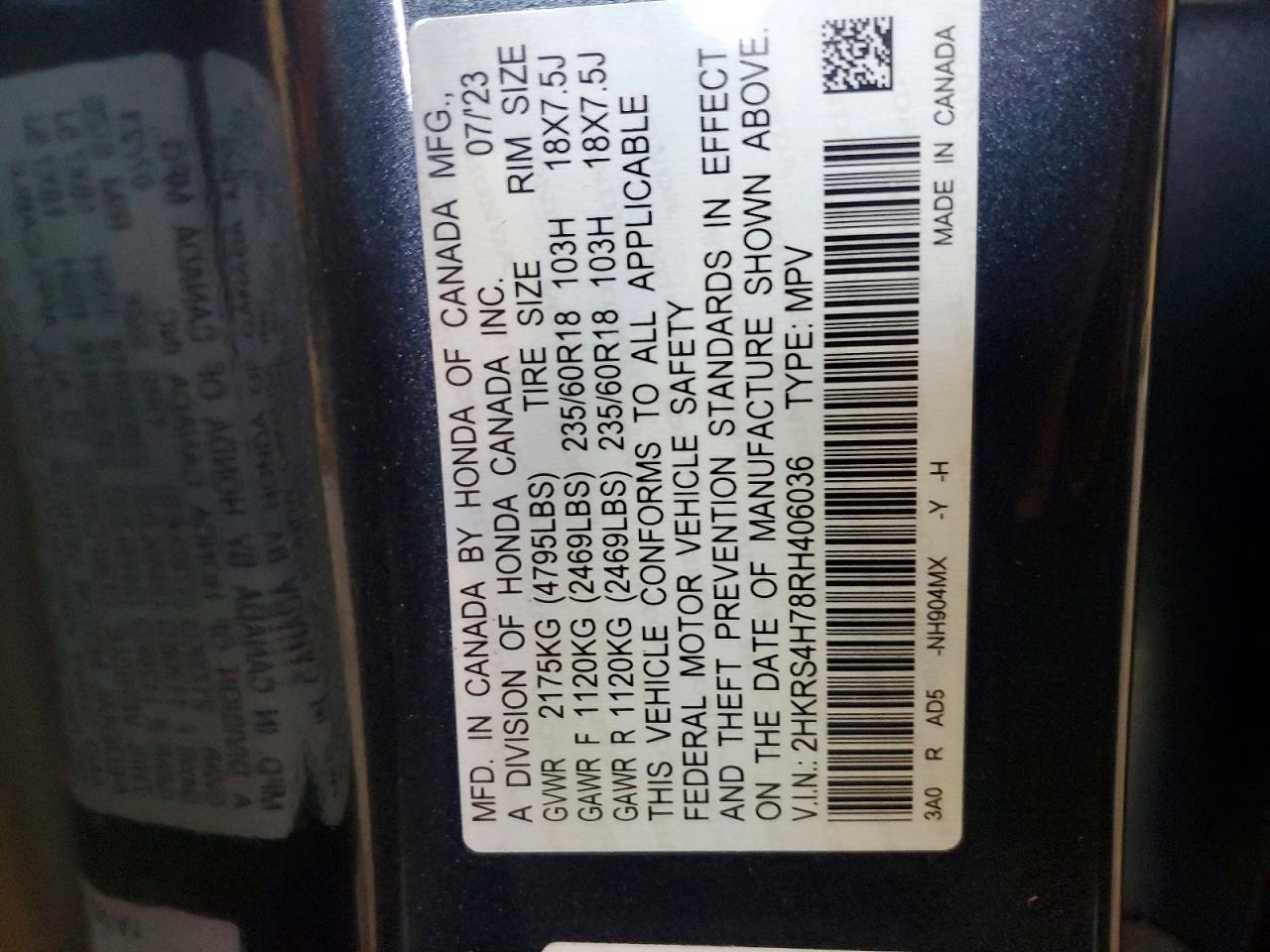 2024 HONDA CR-V EXL photo 25