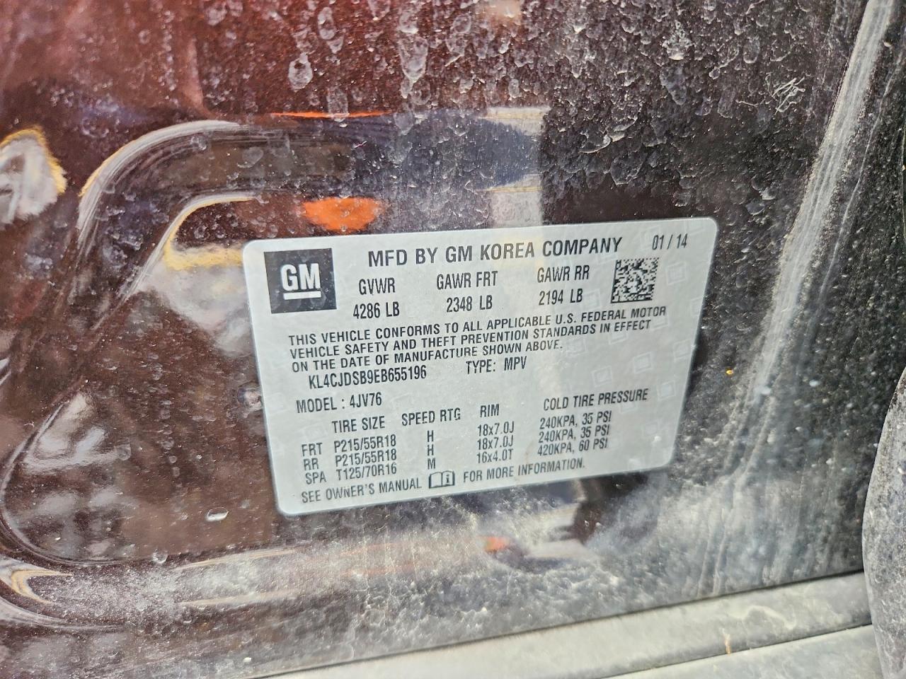 2014 BUICK ENCORE PREMIUM photo 25