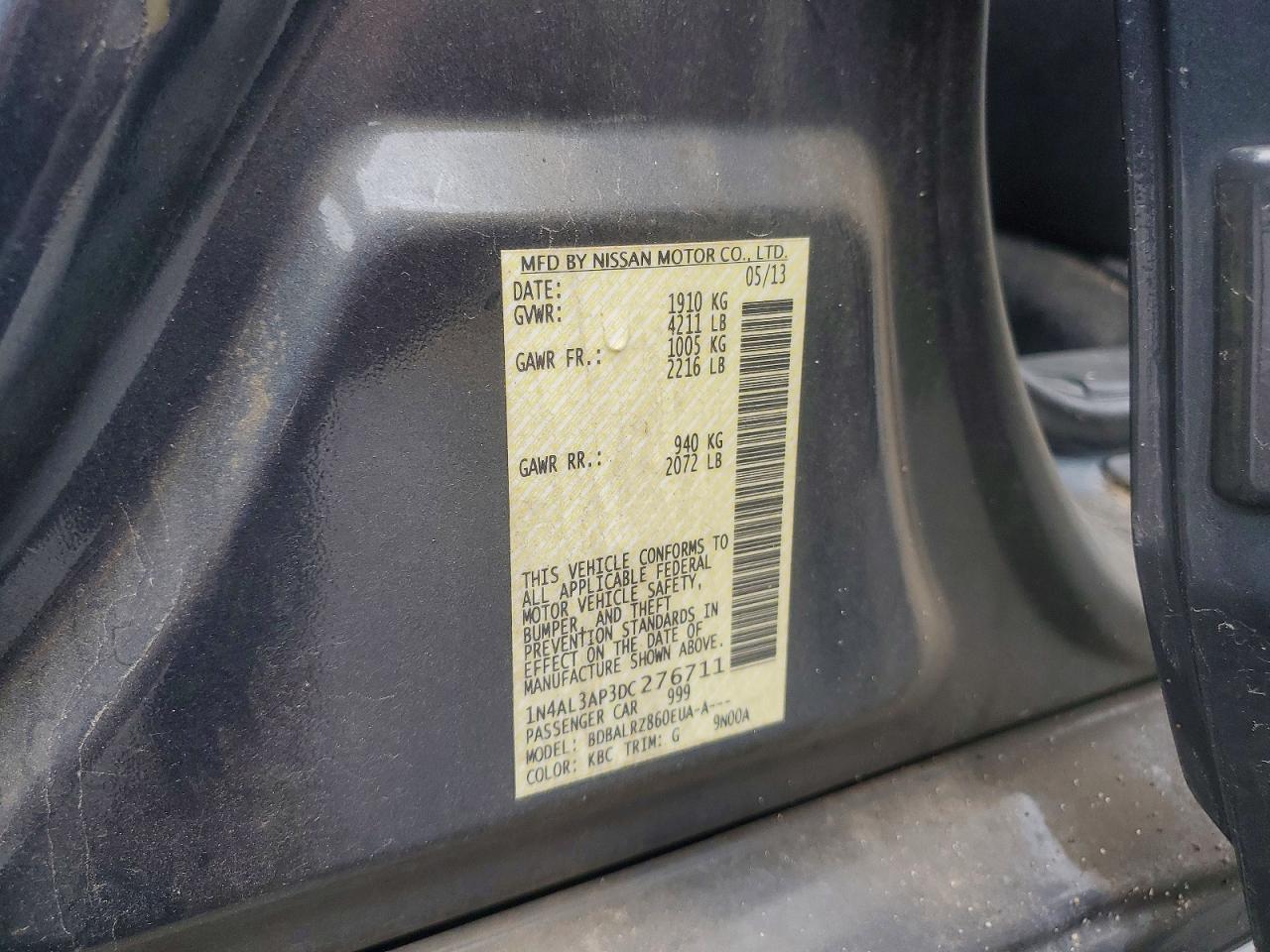 2013 NISSAN ALTIMA 2.5 photo 34