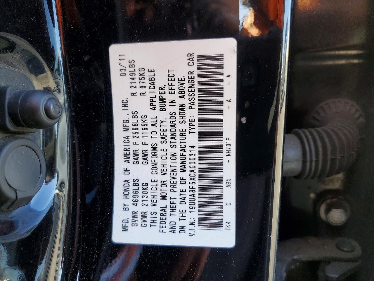 2012 ACURA TL photo 23