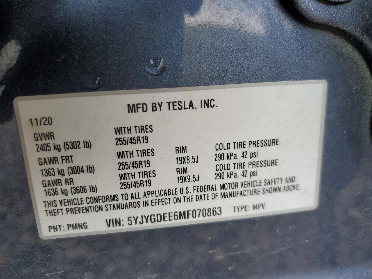 2021 TESLA MODEL Y photo 37
