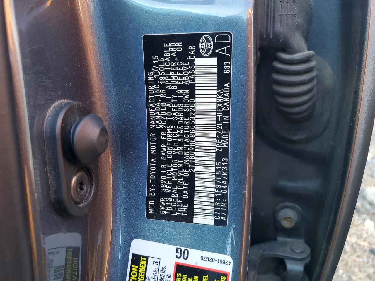 2016 TOYOTA COROLLA LE photo 34