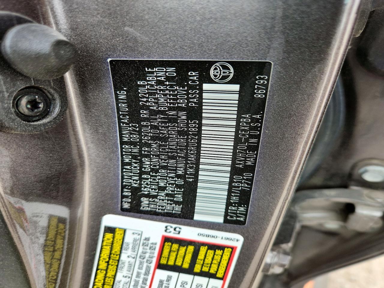 2024 TOYOTA CAMRY XSE photo 25