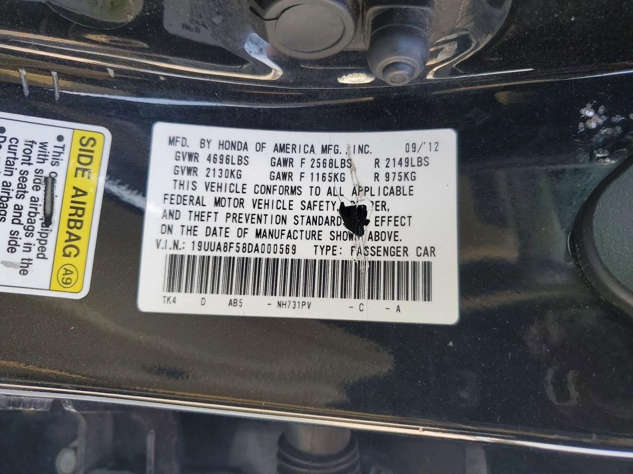 2013 ACURA TL TECH photo 23