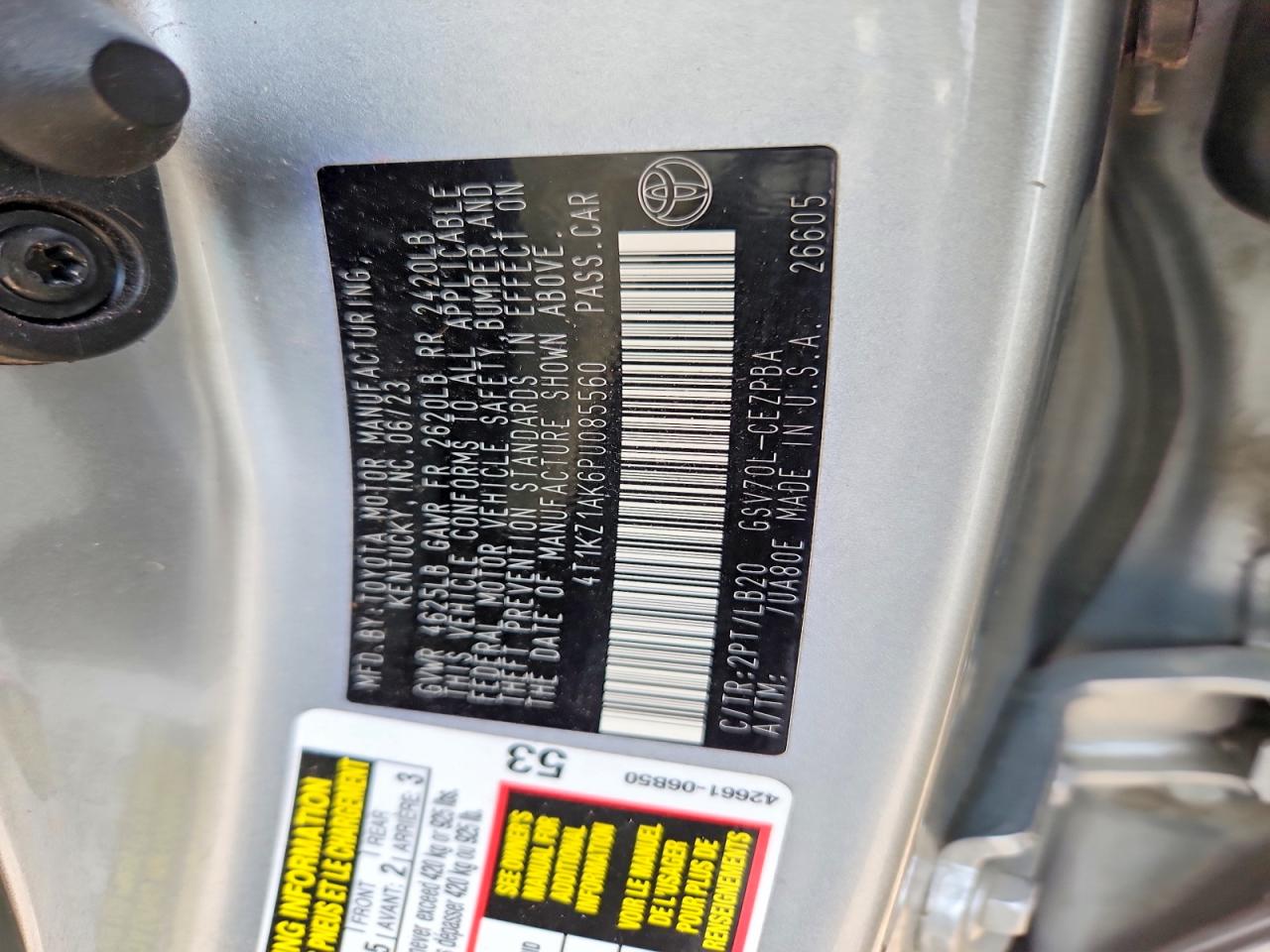 2023 TOYOTA CAMRY XSE V6 photo 34