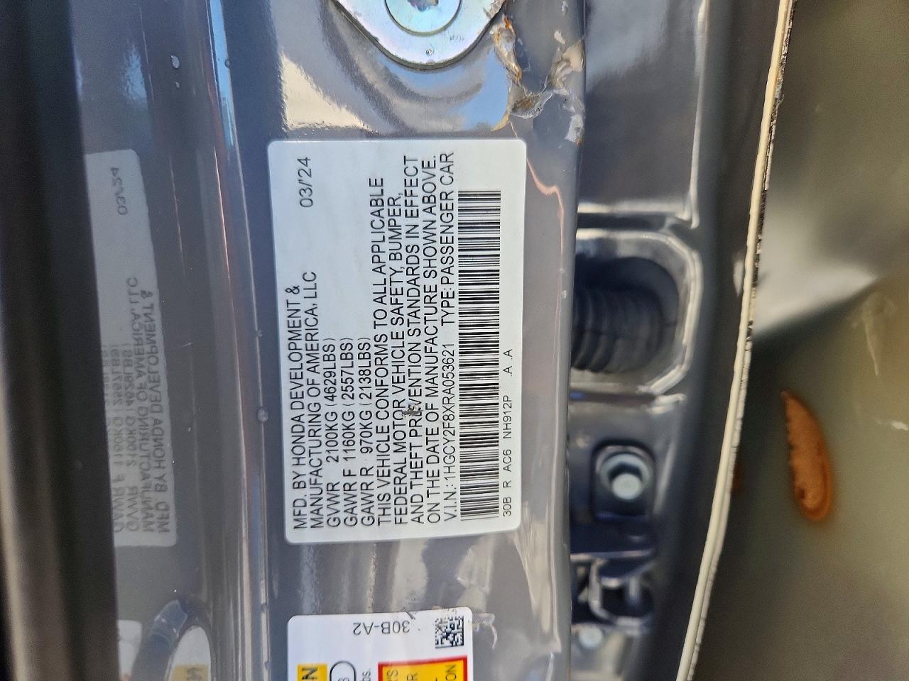2024 HONDA ACCORD TOURING HYBRID photo 34