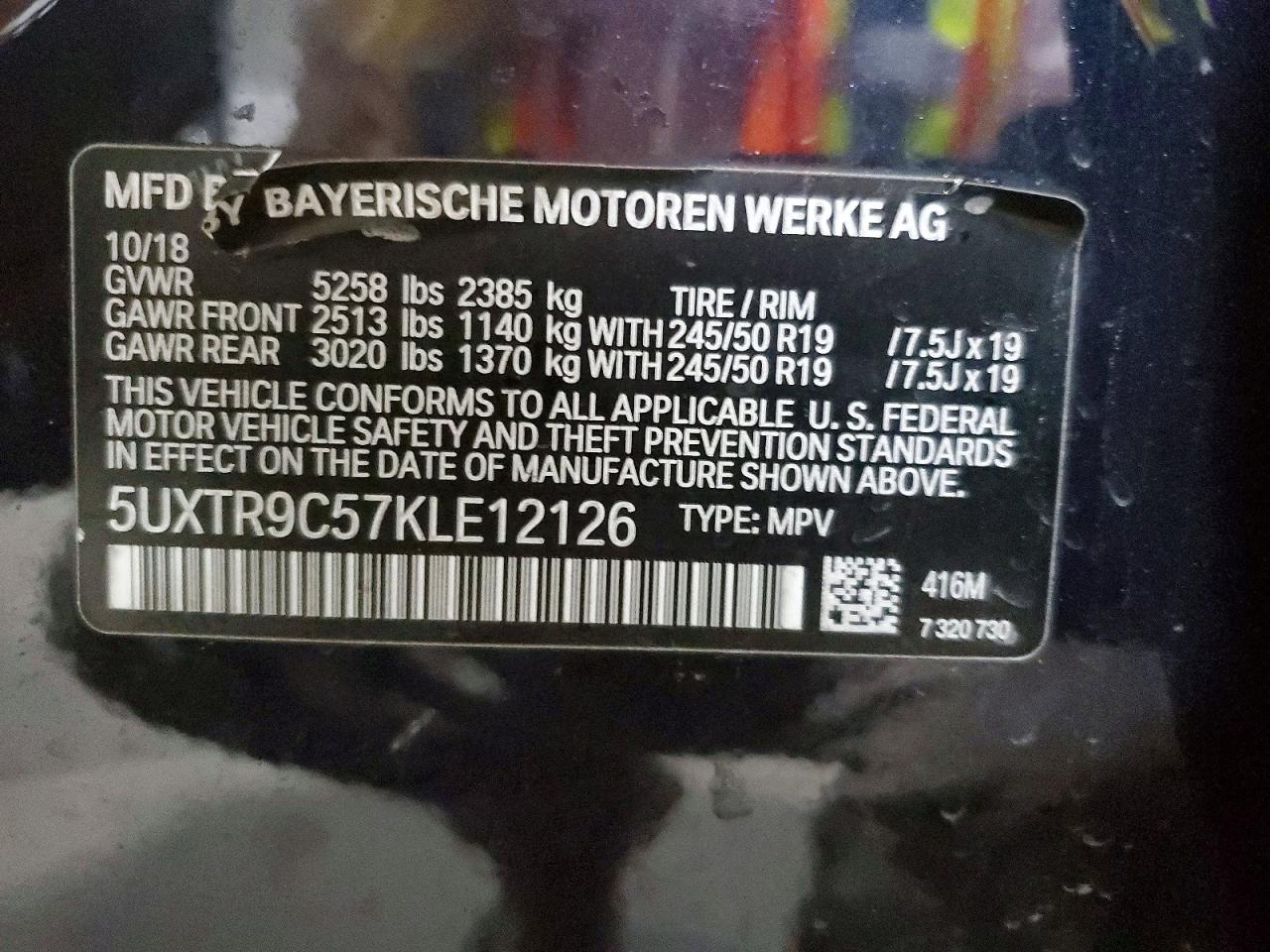 2019 BMW X3 XDRIVE30I photo 40