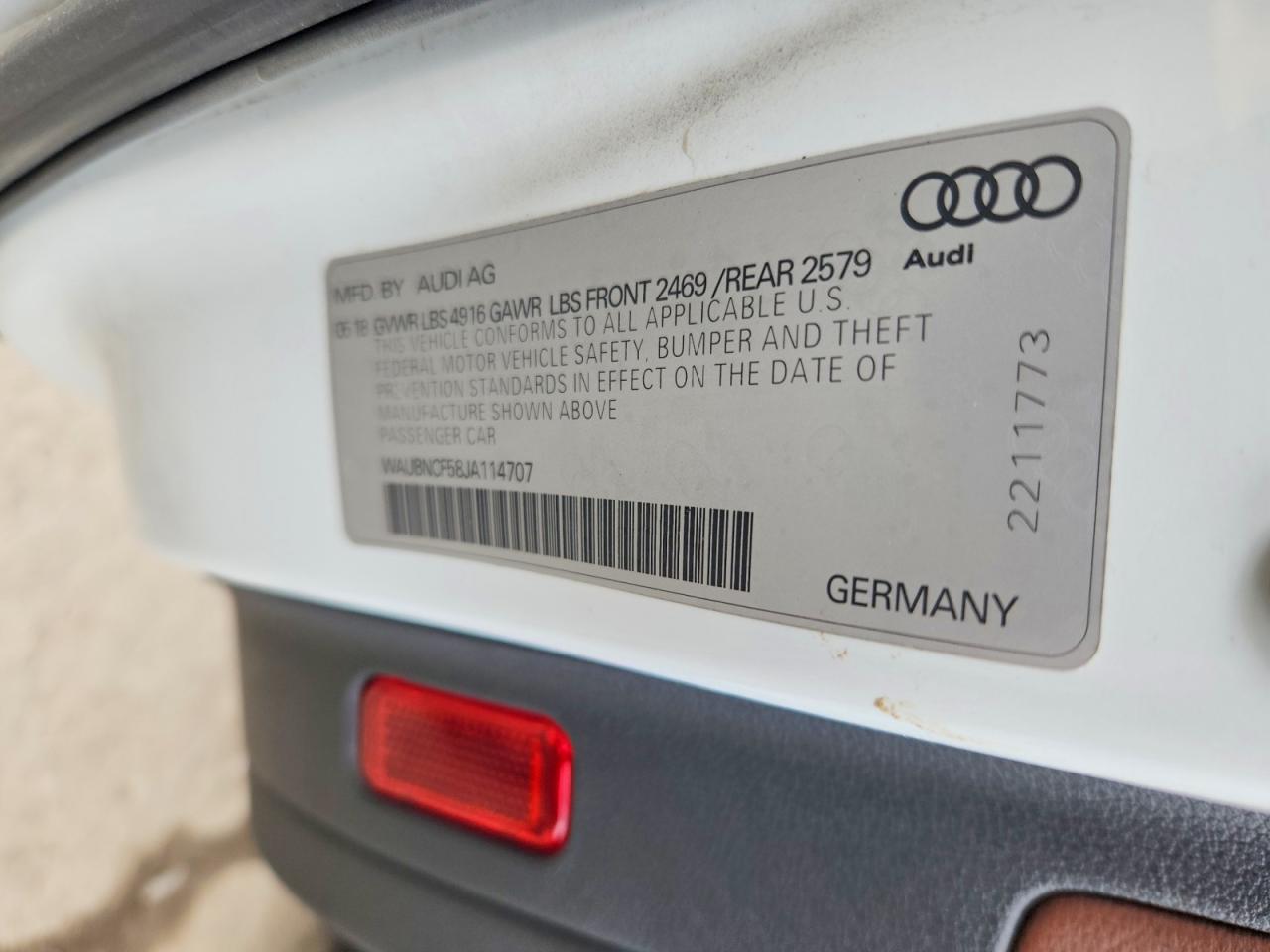 2018 AUDI A5 PREMIUM PLUS photo 37
