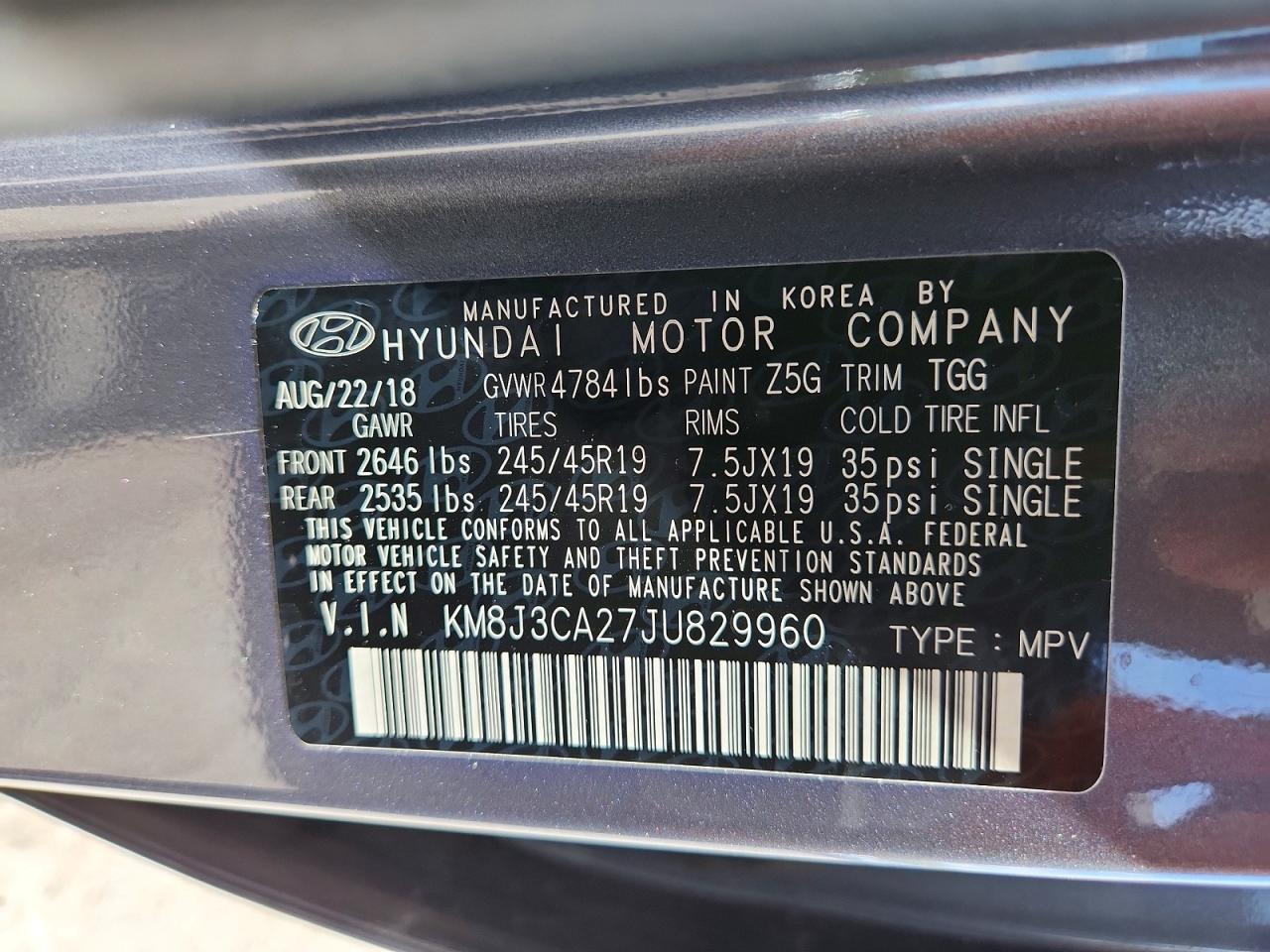 2018 HYUNDAI TUCSON VALUE photo 37