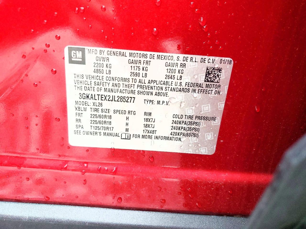 2018 GMC TERRAIN SLE photo 13