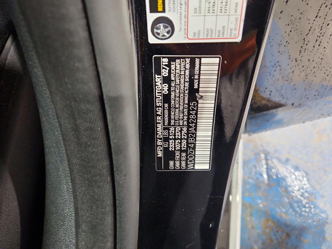 2018 MERCEDES-BENZ E 300 photo 12