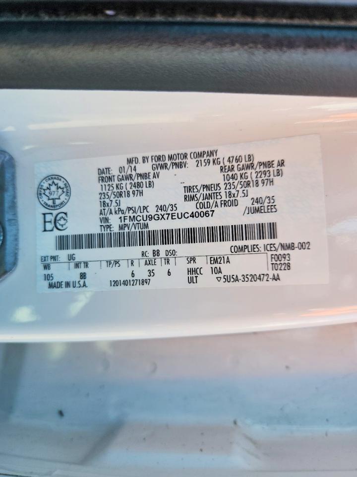 2014 FORD ESCAPE SE photo 25