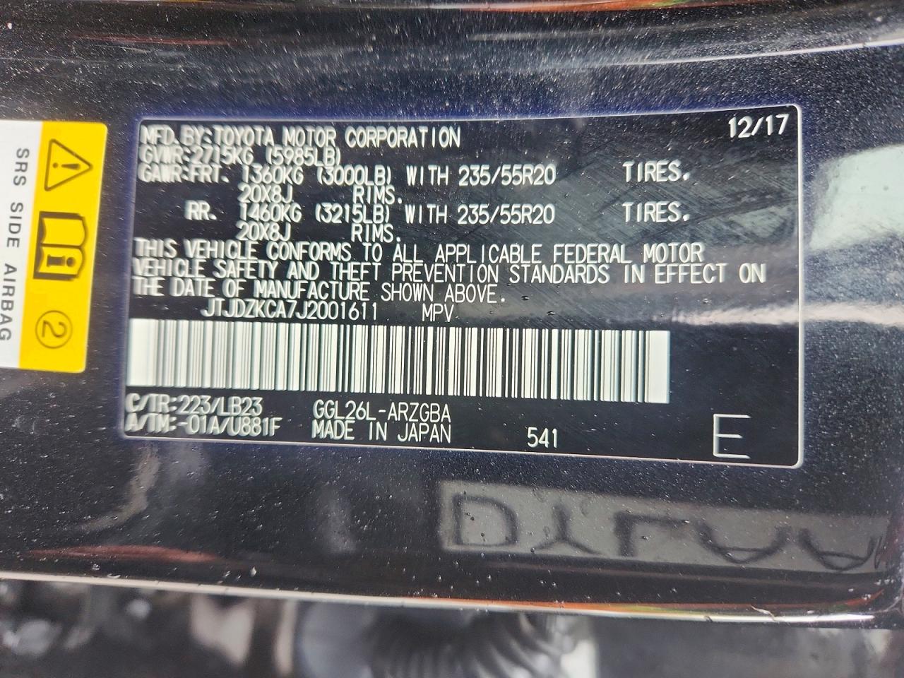 2018 LEXUS RX 350 L photo 25