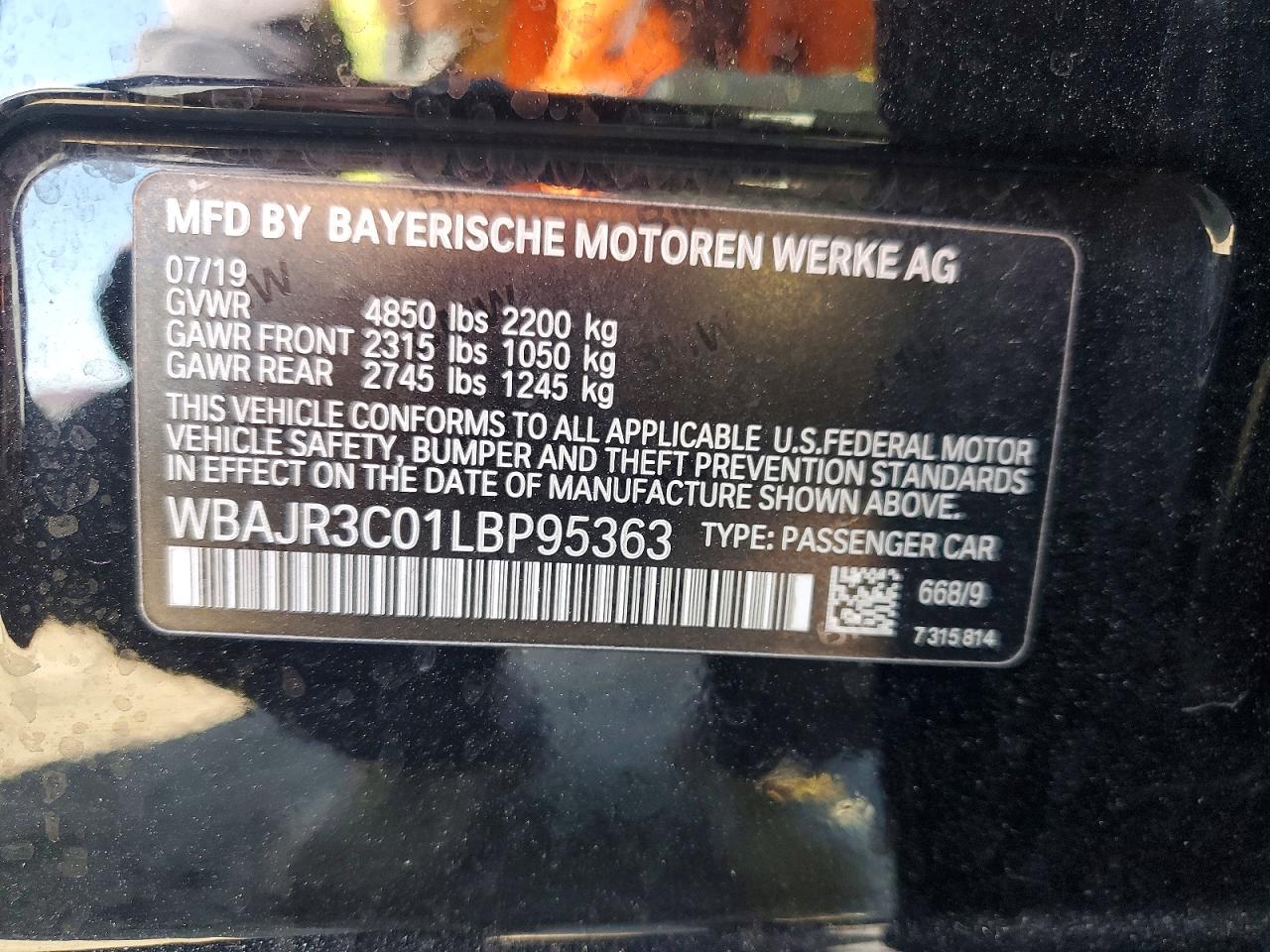 2020 BMW 530 I photo 34