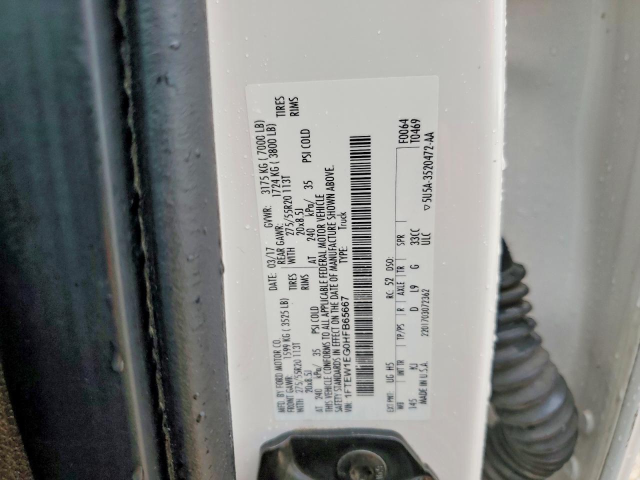 2017 FORD F150 SUPERCREW photo 25