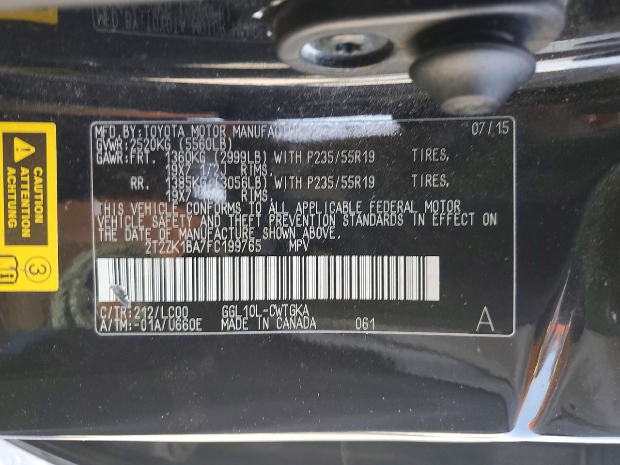 2015 LEXUS RX 350 photo 25
