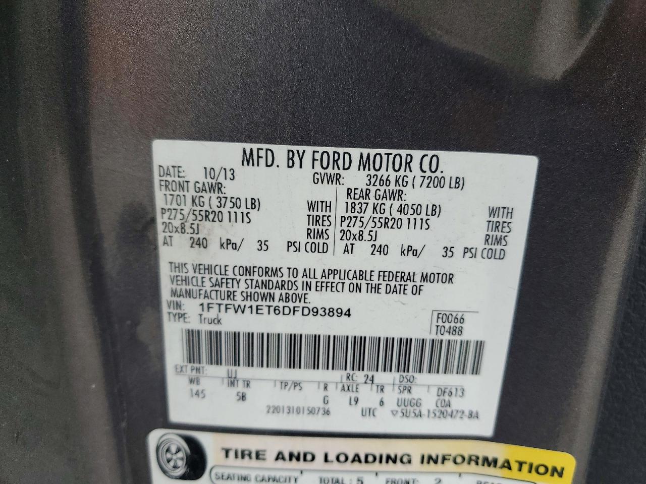 2013 FORD F150 SUPERCREW photo 25