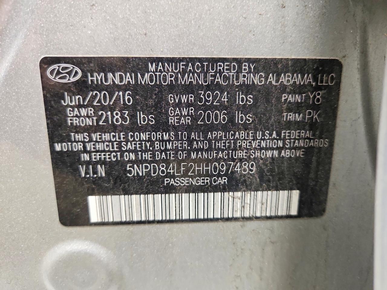 2017 HYUNDAI ELANTRA SE photo 25