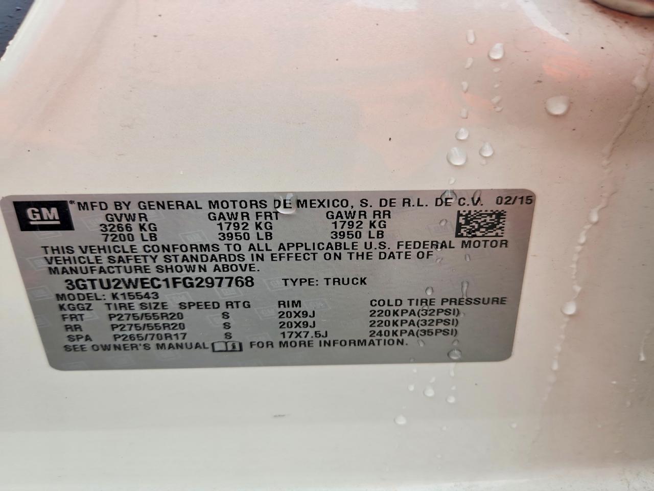 2015 GMC SIERRA K1500 DENALI photo 25