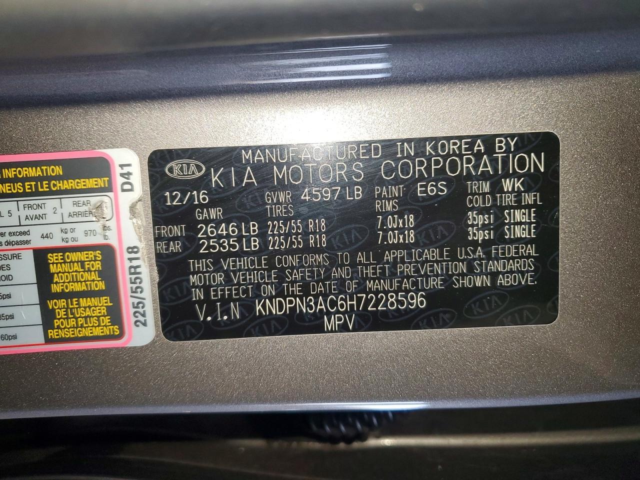 2017 KIA SPORTAGE EX photo 25