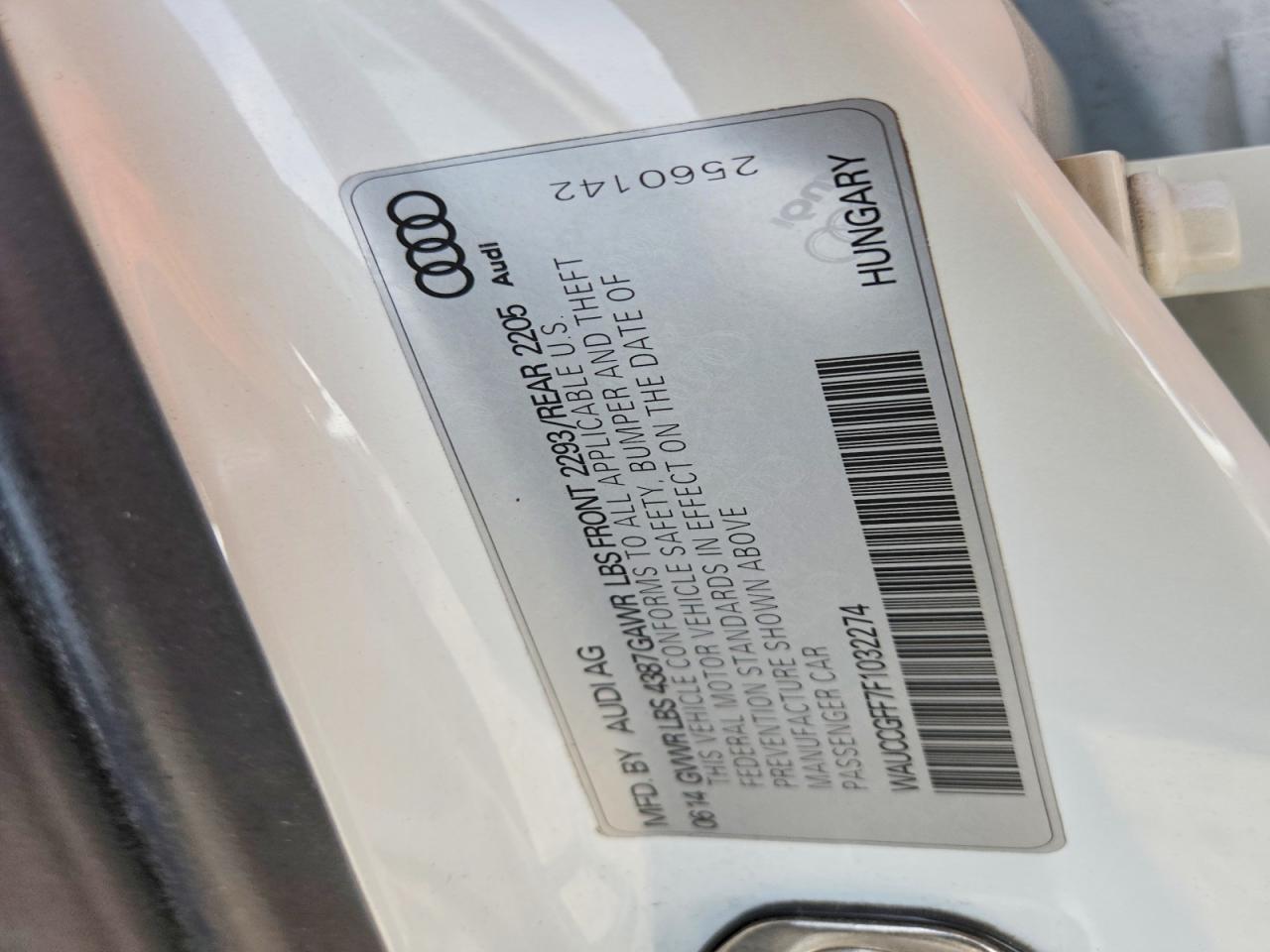 2015 AUDI A3 PREMIUM PLUS photo 12