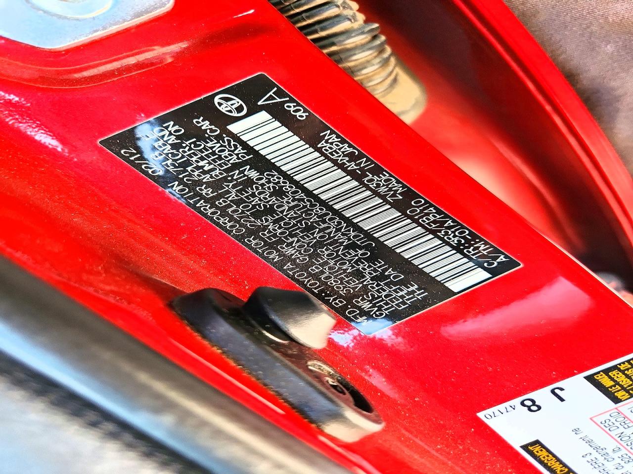 2012 TOYOTA PRIUS THREE photo 12