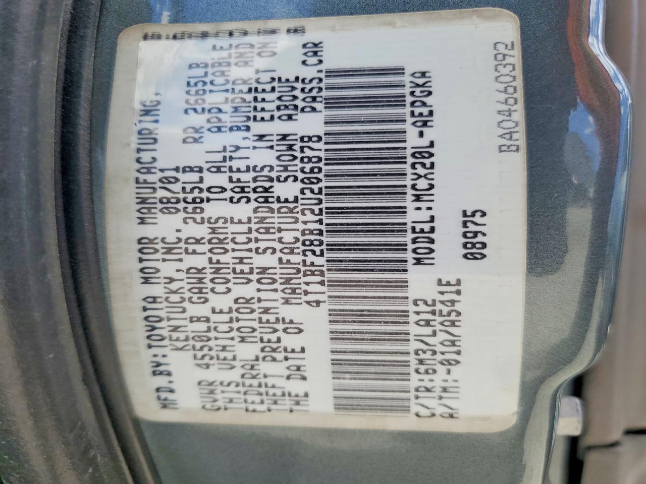 2002 TOYOTA AVALON XLS photo 34