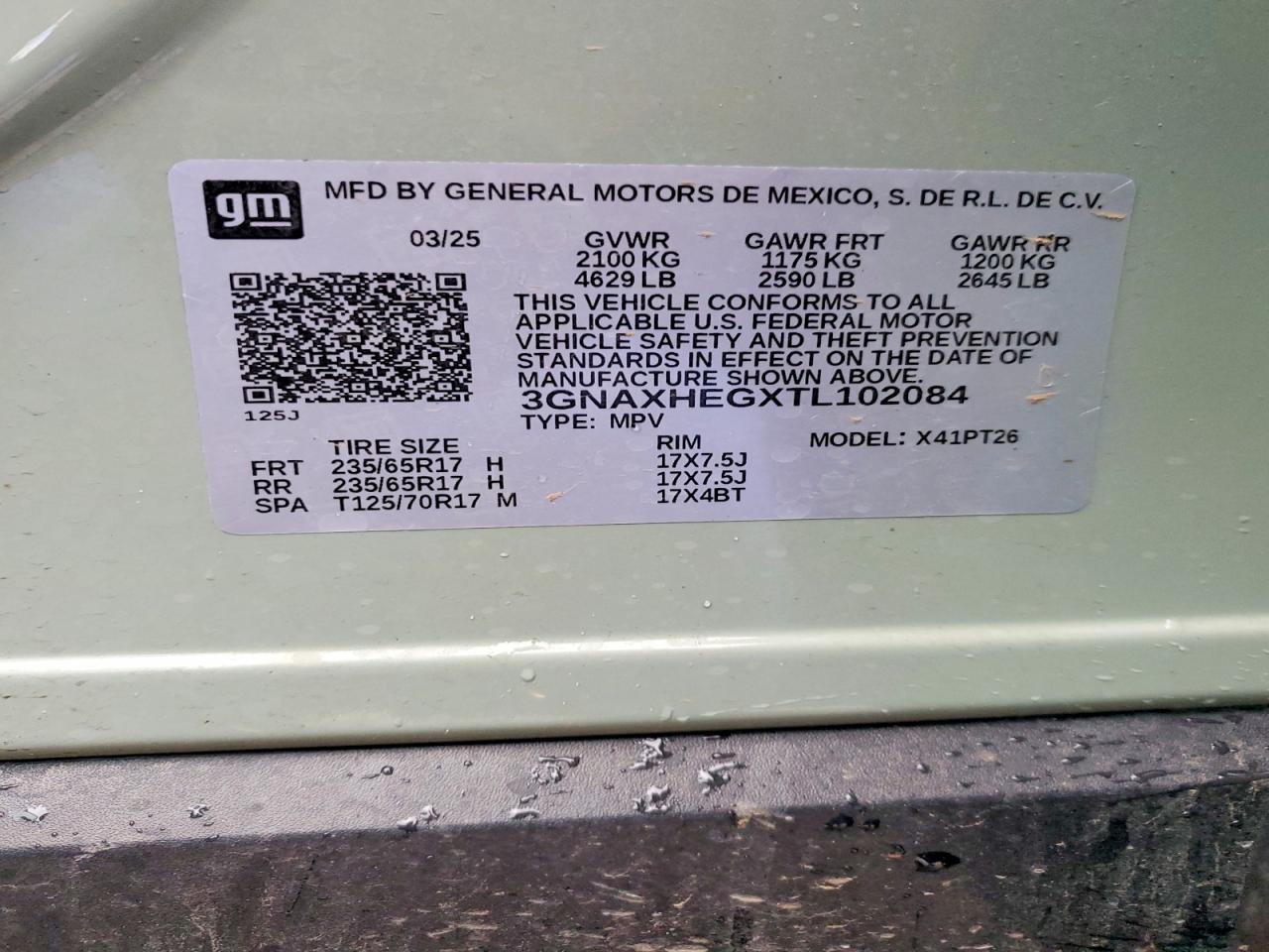 2026 CHEVROLET EQUINOX LT photo 13