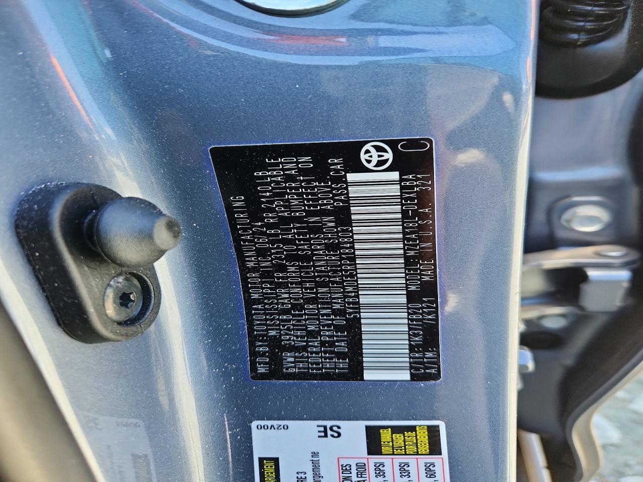 2024 TOYOTA COROLLA LE photo 23