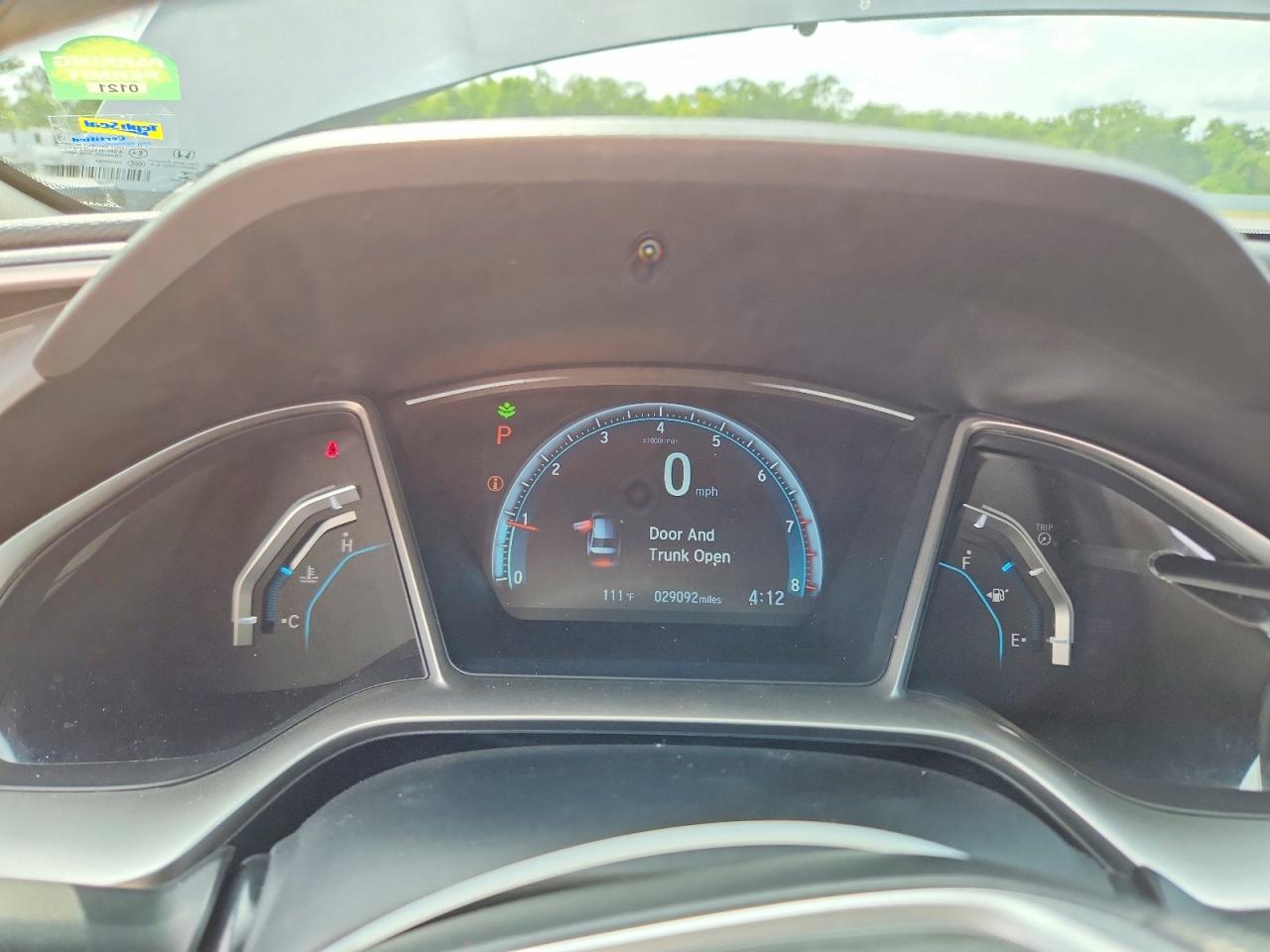 2016 HONDA CIVIC EX photo 9