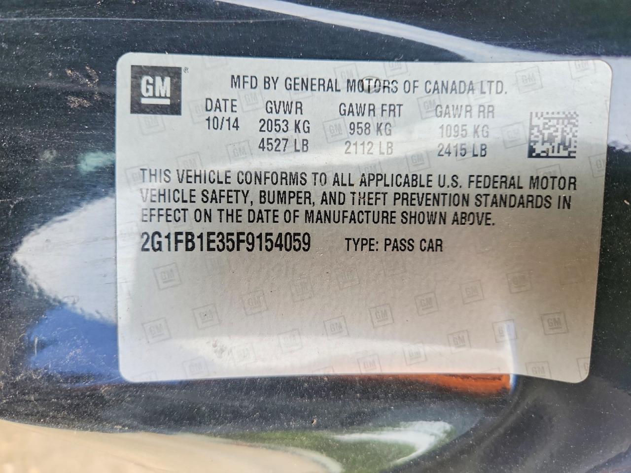 2015 CHEVROLET CAMARO LS photo 23