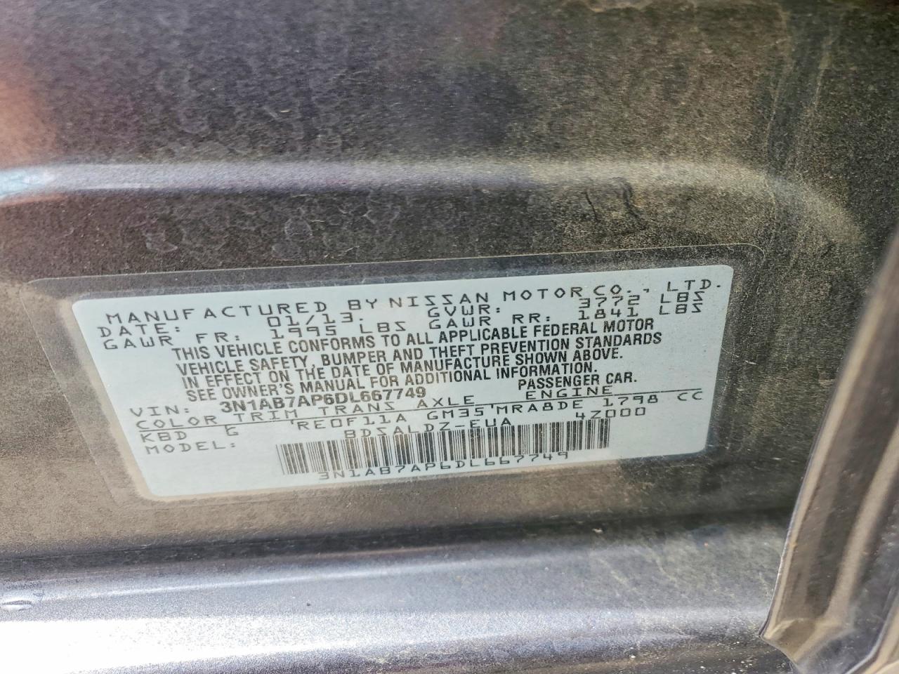 2013 NISSAN SENTRA S photo 23